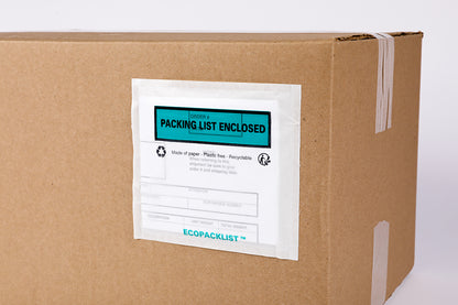 ECOPACKLIST™ Packing List Envelope